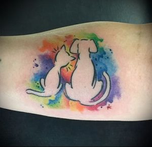 Фото тату радуга - 22072017 - пример - 062 Rainbow tattoo_tattoo-photo.ru