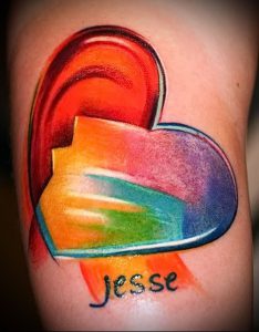 Фото тату радуга - 22072017 - пример - 068 Rainbow tattoo_tattoo-photo.ru