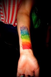 Фото тату радуга - 22072017 - пример - 080 Rainbow tattoo_tattoo-photo.ru