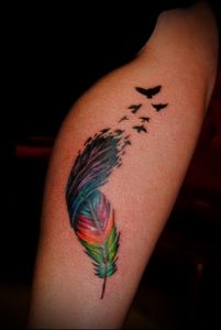 Фото тату радуга - 22072017 - пример - 082 Rainbow tattoo_tattoo-photo.ru