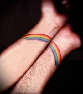 Фото тату радуга - 22072017 - пример - 083 Rainbow tattoo_tattoo-photo.ru