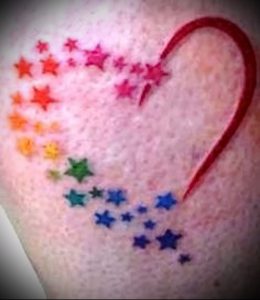 Фото тату радуга - 22072017 - пример - 085 Rainbow tattoo_tattoo-photo.ru