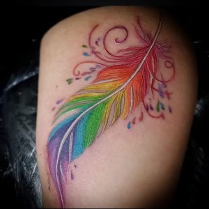 Фото тату радуга - 22072017 - пример - 087 Rainbow tattoo_tattoo-photo.ru