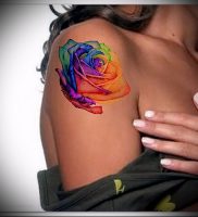 Фото тату радуга — 22072017 — пример — 093 Rainbow tattoo_tattoo-photo.ru