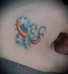 Фото тату радуга - 22072017 - пример - 097 Rainbow tattoo_tattoo-photo.ru