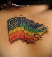 Фото тату радуга — 22072017 — пример — 100 Rainbow tattoo_tattoo-photo.ru