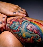 Фото тату радуга — 22072017 — пример — 104 Rainbow tattoo_tattoo-photo.ru