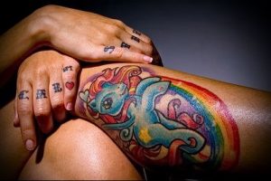 Фото тату радуга - 22072017 - пример - 104 Rainbow tattoo_tattoo-photo.ru