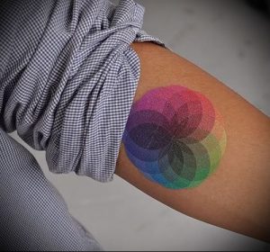 Фото тату радуга - 22072017 - пример - 112 Rainbow tattoo_tattoo-photo.ru