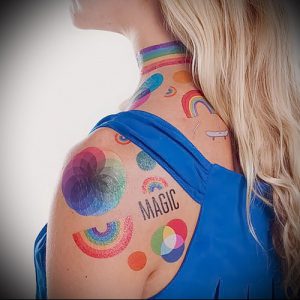 Фото тату радуга - 22072017 - пример - 122 Rainbow tattoo_tattoo-photo.ru