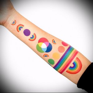 Фото тату радуга - 22072017 - пример - 126 Rainbow tattoo_tattoo-photo.ru