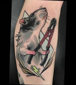 фото тату крыса от 27.07.2017 №016 - Rat tattoo_tattoo-photo.ru