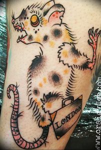 фото тату крыса от 27.07.2017 №024 - Rat tattoo_tattoo-photo.ru