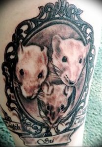 фото тату крыса от 27.07.2017 №037 - Rat tattoo_tattoo-photo.ru