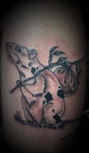 фото тату крыса от 27.07.2017 №038 - Rat tattoo_tattoo-photo.ru