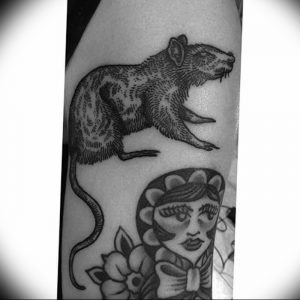 фото тату крыса от 27.07.2017 №048 - Rat tattoo_tattoo-photo.ru