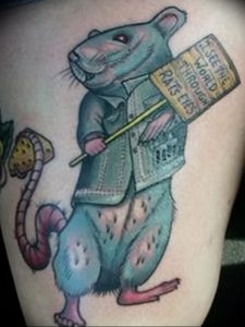 фото тату крыса от 27.07.2017 №051 - Rat tattoo_tattoo-photo.ru