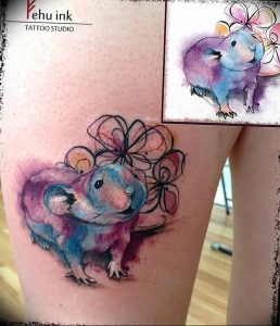 фото тату крыса от 27.07.2017 №068 - Rat tattoo_tattoo-photo.ru
