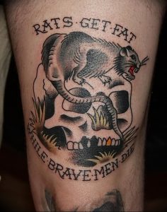 фото тату крыса от 27.07.2017 №087 - Rat tattoo_tattoo-photo.ru