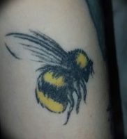 фото тату шмель от 29.07.2017 №003 — Tattoo bumblebee_tattoo-photo.ru