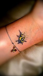 фото тату шмель от 29.07.2017 №022 - Tattoo bumblebee_tattoo-photo.ru