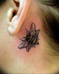 фото тату шмель от 29.07.2017 №029 - Tattoo bumblebee_tattoo-photo.ru