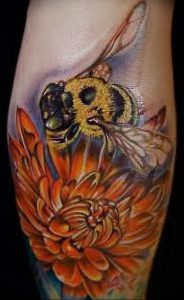 фото тату шмель от 29.07.2017 №034 - Tattoo bumblebee_tattoo-photo.ru