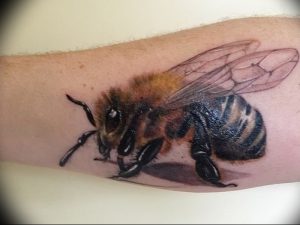 фото тату шмель от 29.07.2017 №040 - Tattoo bumblebee_tattoo-photo.ru