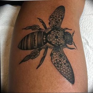 фото тату шмель от 29.07.2017 №055 - Tattoo bumblebee_tattoo-photo.ru