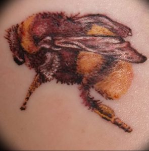 фото тату шмель от 29.07.2017 №088 - Tattoo bumblebee_tattoo-photo.ru