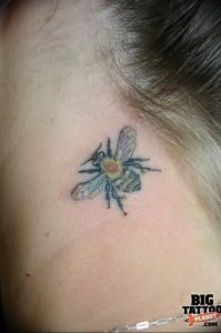 фото тату шмель от 29.07.2017 №092 - Tattoo bumblebee_tattoo-photo.ru