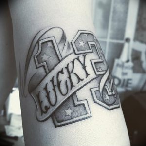 фото тату число 13 от 21.08.2017 №002 - Tattoo 13 - tattoo-photo.ru