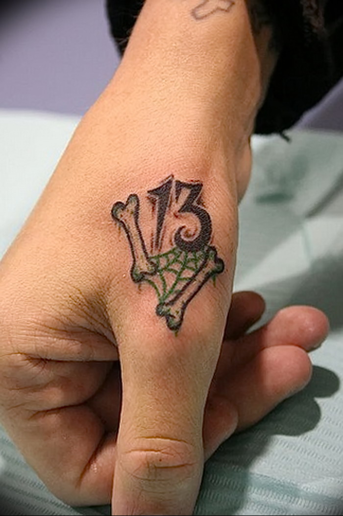 фото тату число 13 от 21.08.2017 №030 Tattoo 13 tattoophoto.ru