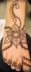 фото Мехенди цветы от 18.08.2017 №036 - Mehendi flowers_tattoo-photo.ru