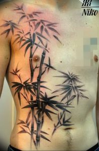 фото тату бамбук от 25.08.2017 №018 - Tattoo 13 - Tattoo bamboo - tattoo-photo.ru