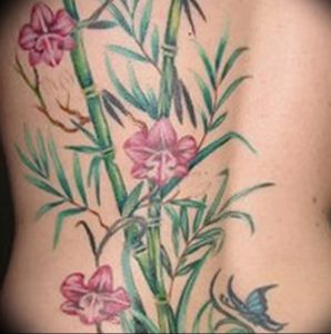 фото тату бамбук от 25.08.2017 №095 - Tattoo 13 - Tattoo bamboo - tattoo-photo.ru