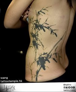 фото тату бамбук от 25.08.2017 №097 - Tattoo 13 - Tattoo bamboo - tattoo-photo.ru