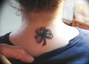 фото тату трилистник - клевер от 21.08.2017 №060 - Cloverleaf tattoo - tattoo-photo.ru