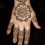 фото Рисунки мехенди на руке от 02.10.2017 №002 - mehendi on hand - tattoo-photo.ru
