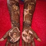 фото Рисунки мехенди на руке от 02.10.2017 №007 - mehendi on hand - tattoo-photo.ru