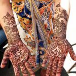 фото Рисунки мехенди на руке от 02.10.2017 №015 - mehendi on hand - tattoo-photo.ru