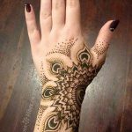 фото Рисунки мехенди на руке от 02.10.2017 №023 - mehendi on hand - tattoo-photo.ru