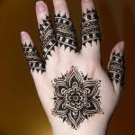 фото Рисунки мехенди на руке от 02.10.2017 №039 - mehendi on hand - tattoo-photo.ru
