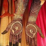 фото Рисунки мехенди на руке от 02.10.2017 №044 - mehendi on hand - tattoo-photo.ru