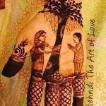 фото Рисунки мехенди на руке от 02.10.2017 №051 - mehendi on hand - tattoo-photo.ru