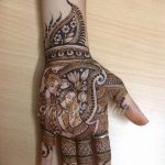 фото Рисунки мехенди на руке от 02.10.2017 №052 - mehendi on hand - tattoo-photo.ru