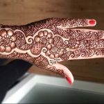 фото Рисунки мехенди на руке от 02.10.2017 №063 - mehendi on hand - tattoo-photo.ru