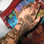 фото Рисунки мехенди на руке от 02.10.2017 №080 - mehendi on hand - tattoo-photo.ru