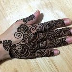 фото Рисунки мехенди на руке от 02.10.2017 №086 - mehendi on hand - tattoo-photo.ru