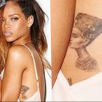 фото Тату Рианны от 30.09.2017 №007 - Rihanna Tattoo - tattoo-photo.ru